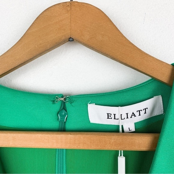 NWT ELLIATT Revolve Valley Dress in Kelly Green Sz L - Picture 5 of 11